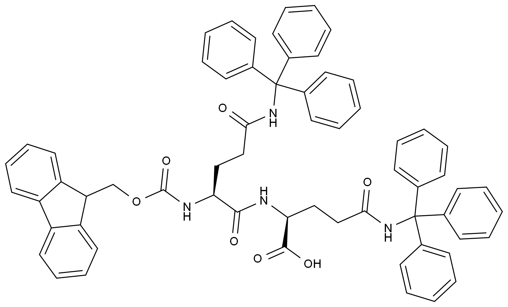 Fmoc-谷氨酰胺(Trt)-谷氨酰胺(Trt)-OH