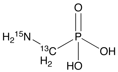 氨基甲膦酸-13C，15N