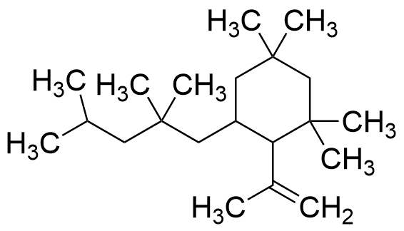 [2512216-71-4] 1,1,5,5-四甲基-2-（丙-1-烯-2-基）-3-（2,2,4-三甲基戊基）环己烷