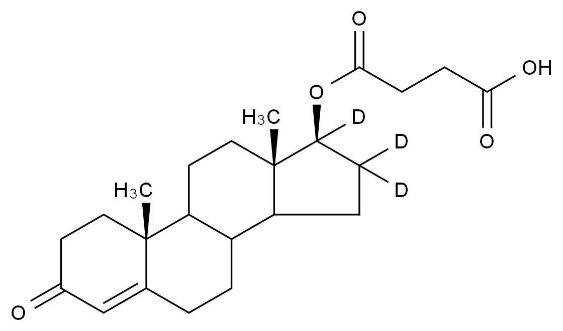 [521-15-3(unlabelled)] 睾酮-d3 17β-半琥珀酸