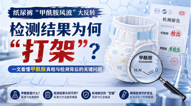 紙尿褲“甲酰胺風(fēng)波”背后：檢測(cè)結(jié)果為何“打架”？精準(zhǔn)檢測(cè)如何守住母嬰產(chǎn)品安全底線(xiàn)