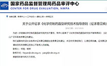 审评门槛提升！CDE发布晶型研究重要指导原则，原料药、制剂…