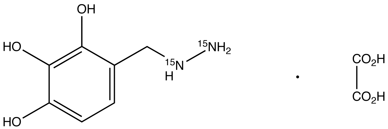 2,3,4-三羥基芐肼-15N2草酸鹽（> 90％）